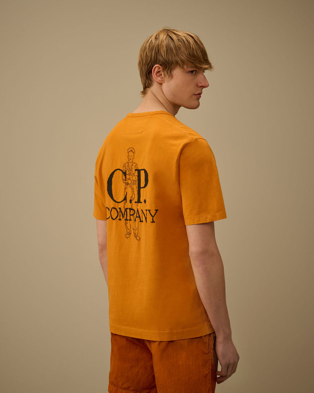 1020 Jersey Short Sleeve Embroidery T-Shirt, DESERT SUN - ORANGE