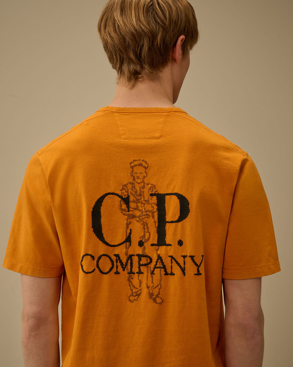 1020 Jersey Short Sleeve Embroidery T-Shirt, DESERT SUN - ORANGE