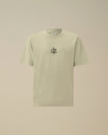 1020 Jersey Short Sleeve Embroidery T-Shirt, MISTY BLUE