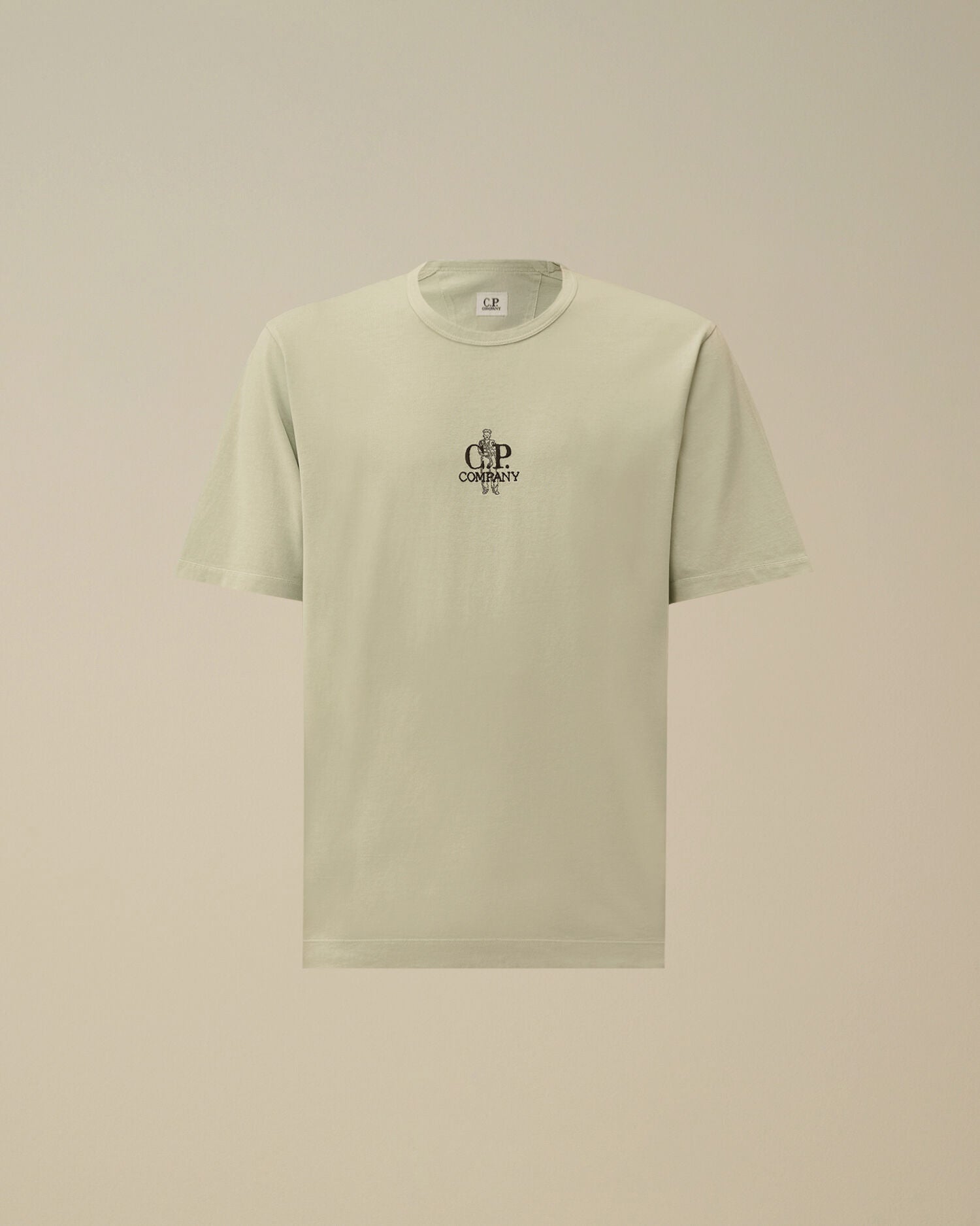 1020 Jersey Short Sleeve Embroidery T-Shirt, MISTY BLUE
