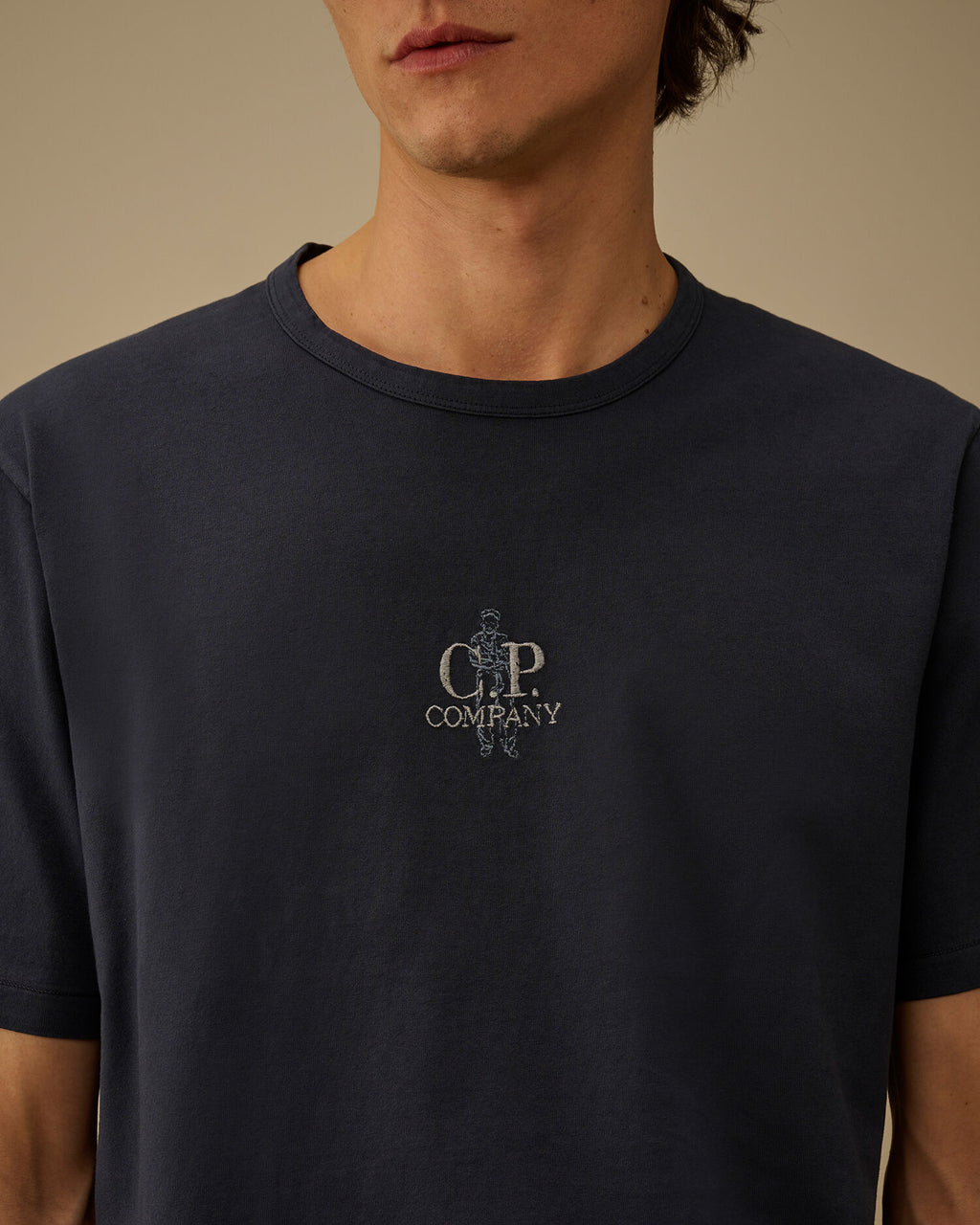 1020 Jersey Short Sleeve Embroidery T-Shirt, MIDNIGHT NAVY - BLUE