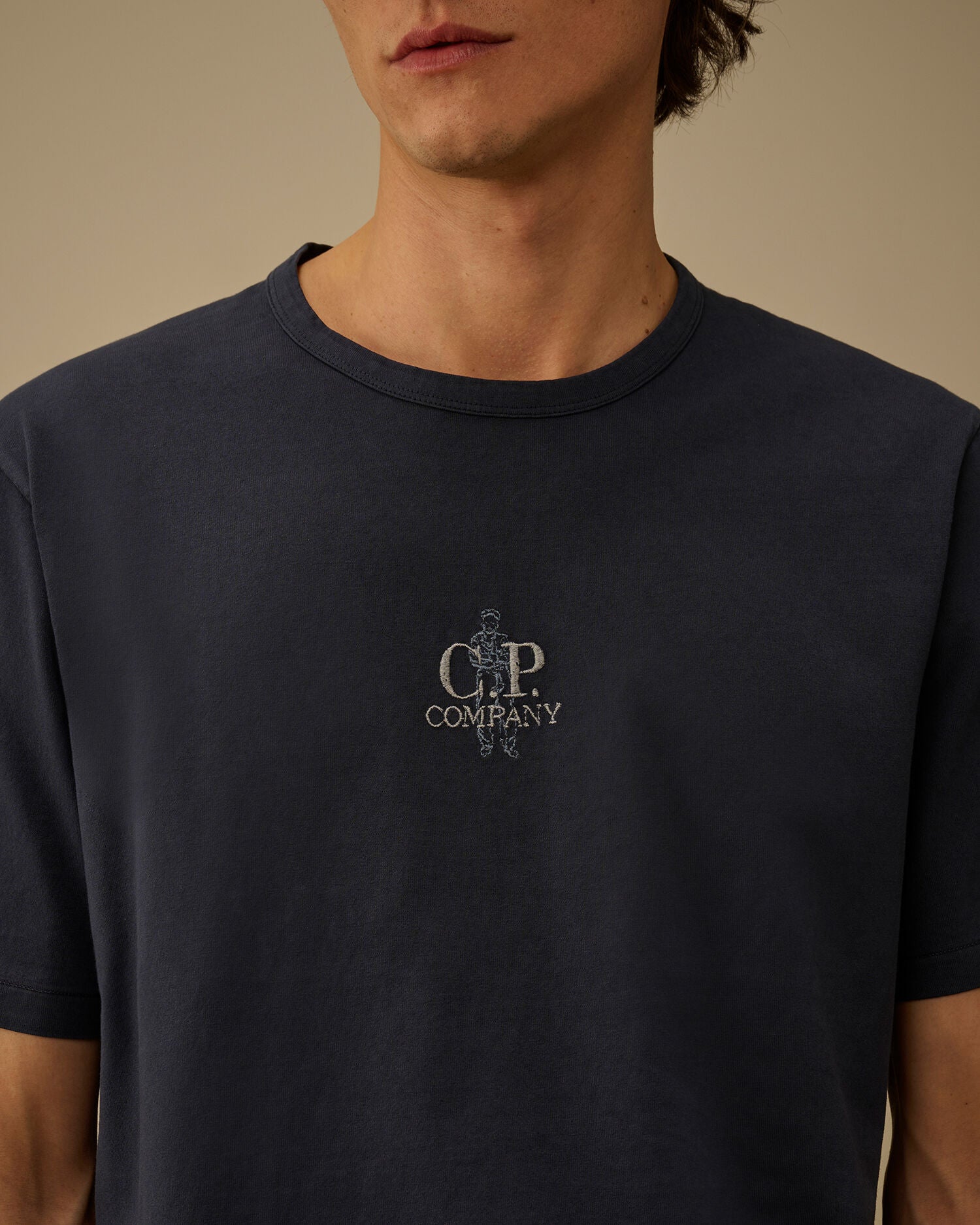 1020 Jersey Short Sleeve Embroidery T-Shirt, MIDNIGHT NAVY - BLUE