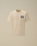 Compact 20/1 Jersey Short Sleeve Logo T-Shirt, GAUZE WHITE