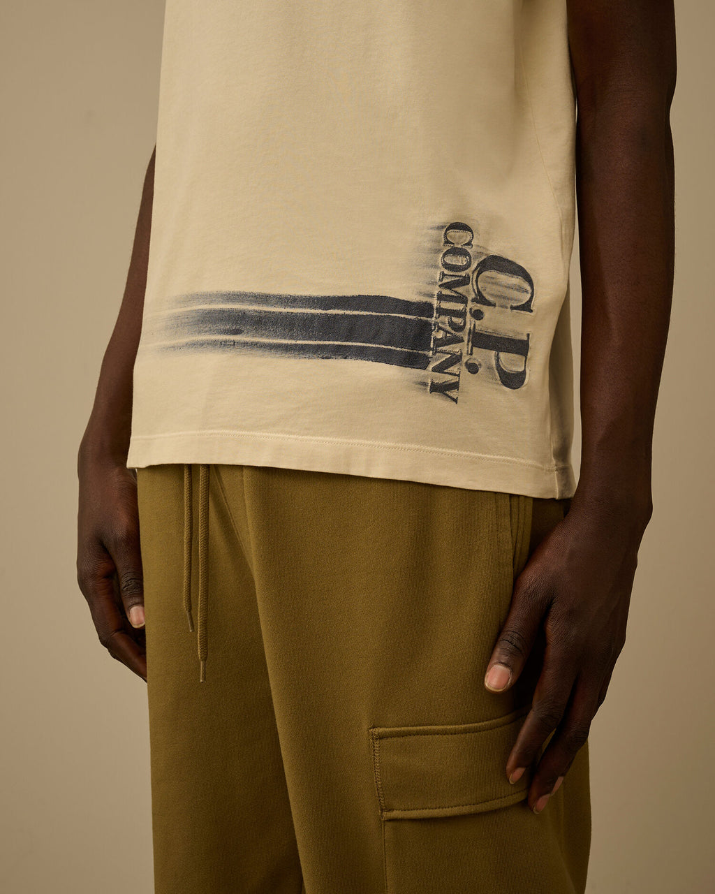 24/1 Jersey Short Sleeve Bottom Logo T-Shirt, FROZEN DEW - WHITE