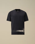 24/1 Jersey Short Sleeve Bottom Logo T-Shirt, MIDNIGHT NAVY - BLUE