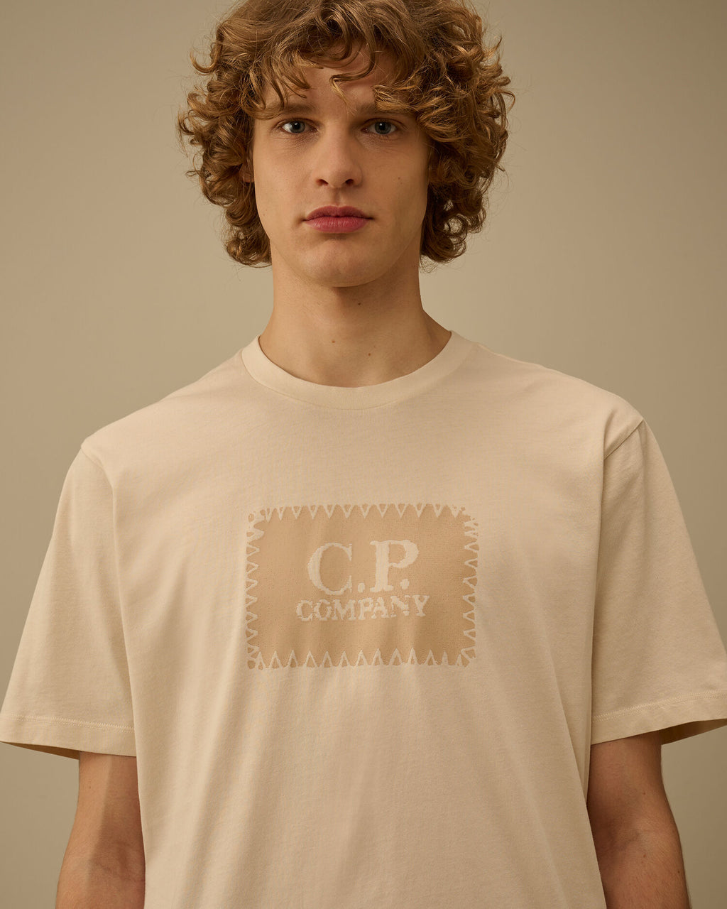 Jersey 30/1 Short Sleeve Logo Label T-Shirt, FROZEN DEW - WHITE