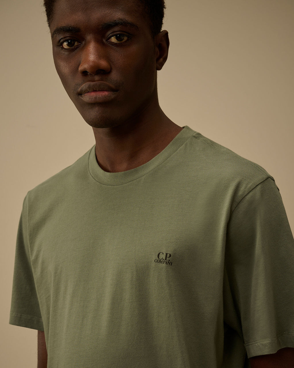 30/1 Jersey Short Sleeve Goggle T-Shirt, LAUREL WREATH - GREEN