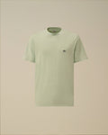 30/1 Jersey Short Sleeve Logo Patch T-Shirt, MISTY BLUE