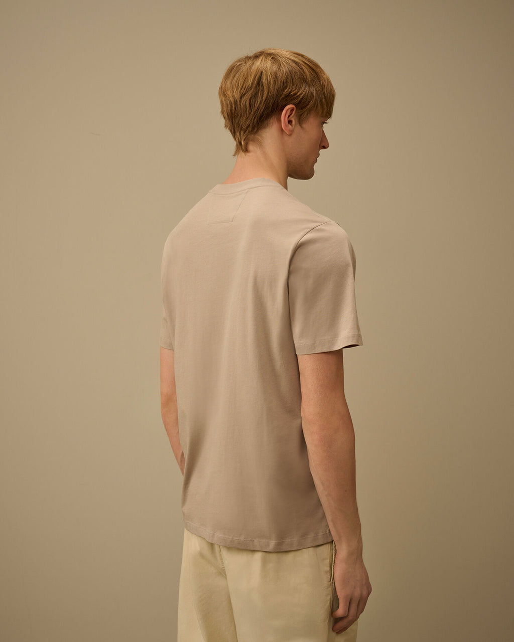 30/1 Jersey Short Sleeve Logo Patch T-Shirt, DOVE - GREY