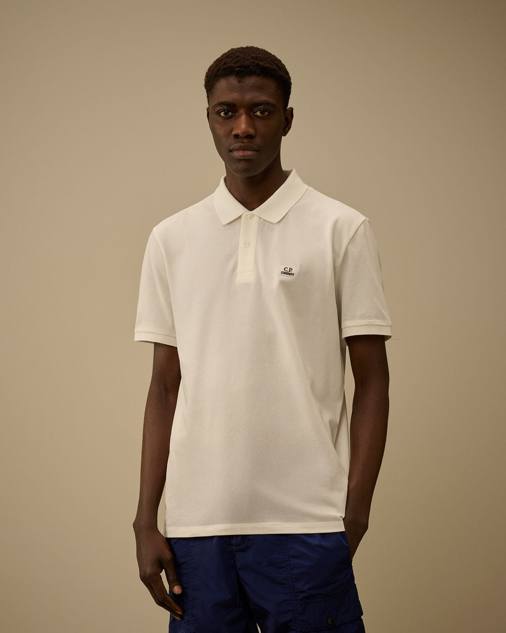 Stretch Piquet Short Sleeve Polo, GAUZE WHITE