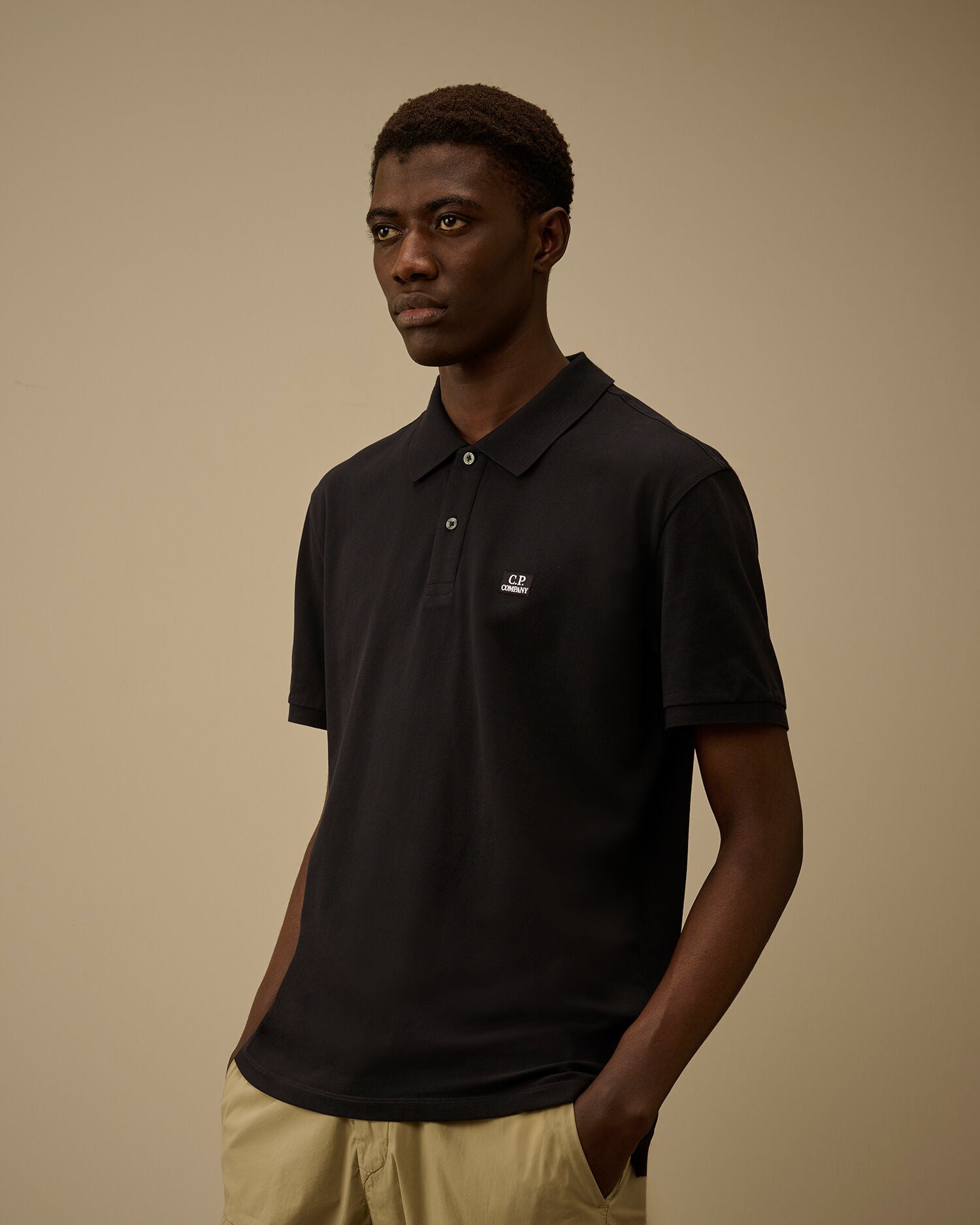 Stretch Piquet Short Sleeve Polo, TOTAL ECLIPSE - BLUE