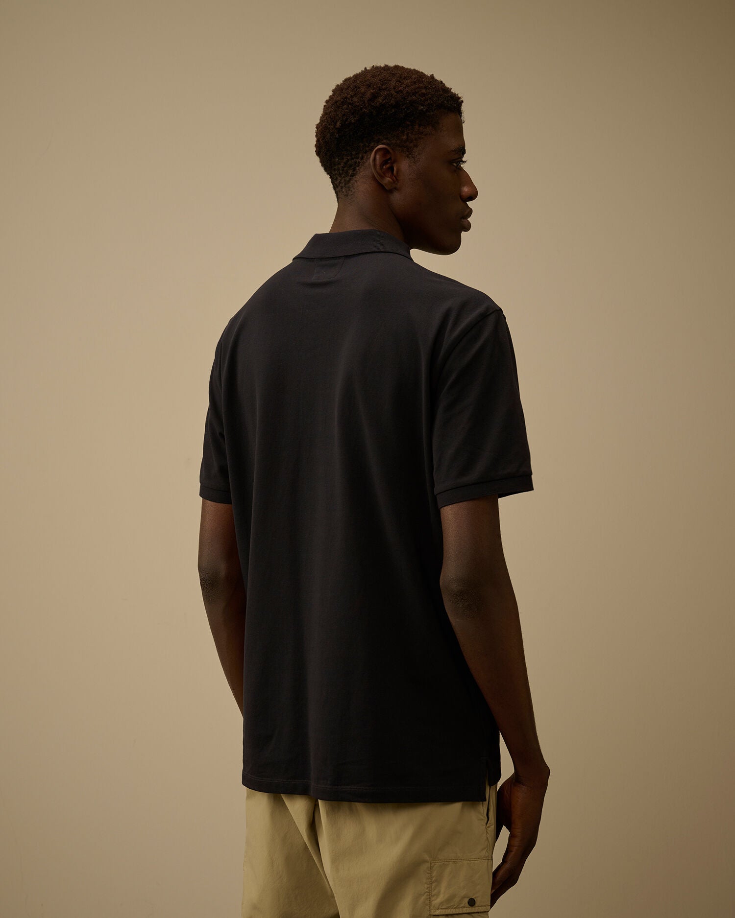 Stretch Piquet Short Sleeve Polo, TOTAL ECLIPSE - BLUE