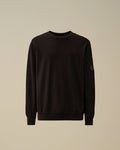 Light Fleece Crewneck Sweatshirt, BLACK