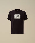Jersey 30/1 Short Sleeve Logo Label T-Shirt, TOTAL ECLIPSE - BLUE