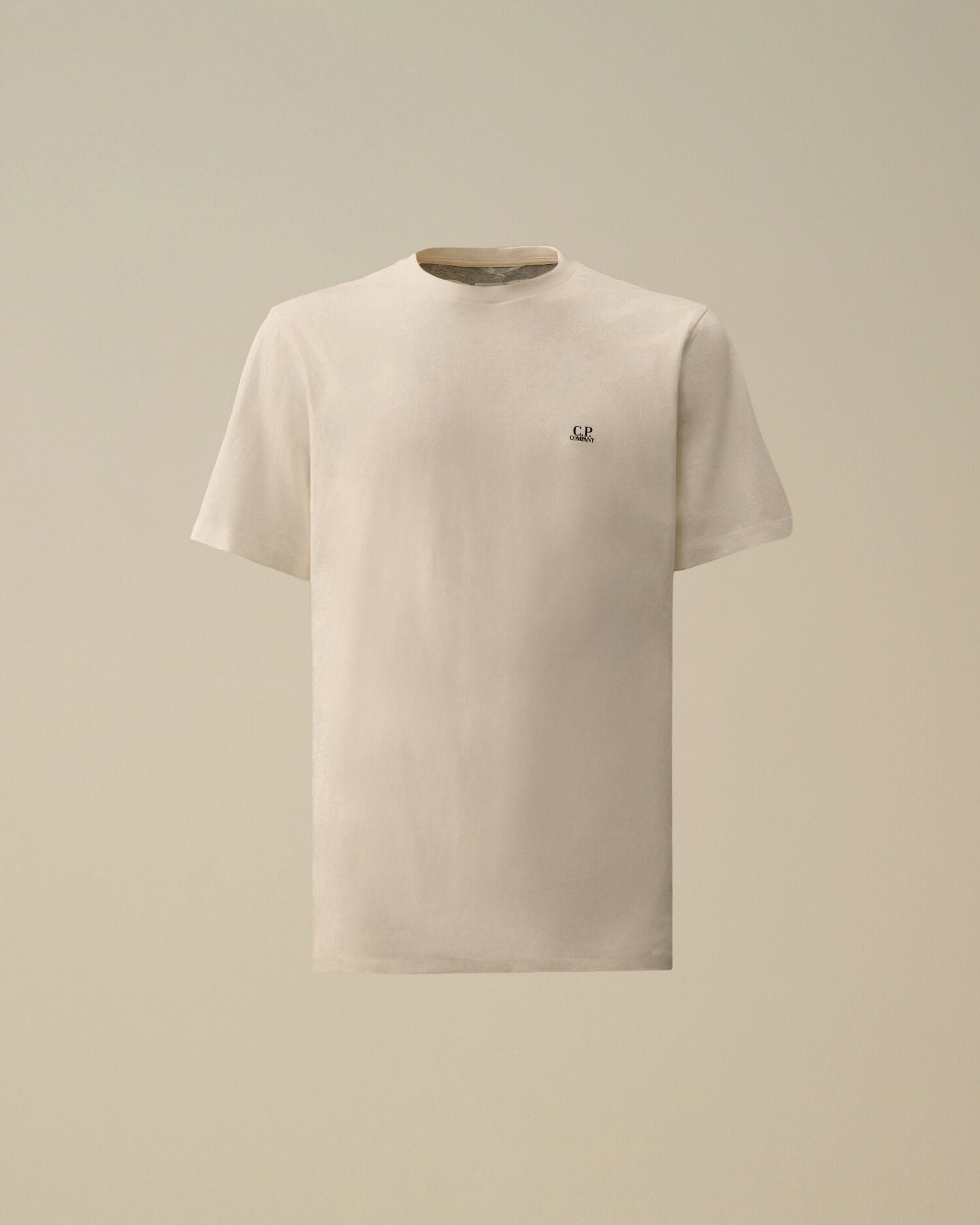 30/1 Jersey Short Sleeve Goggle T-Shirt, GAUZE WHITE