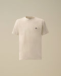 30/1 Jersey Short Sleeve Logo Patch T-Shirt, GAUZE WHITE