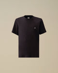 30/1 Jersey Short Sleeve Logo Patch T-Shirt, TOTAL ECLIPSE - BLUE